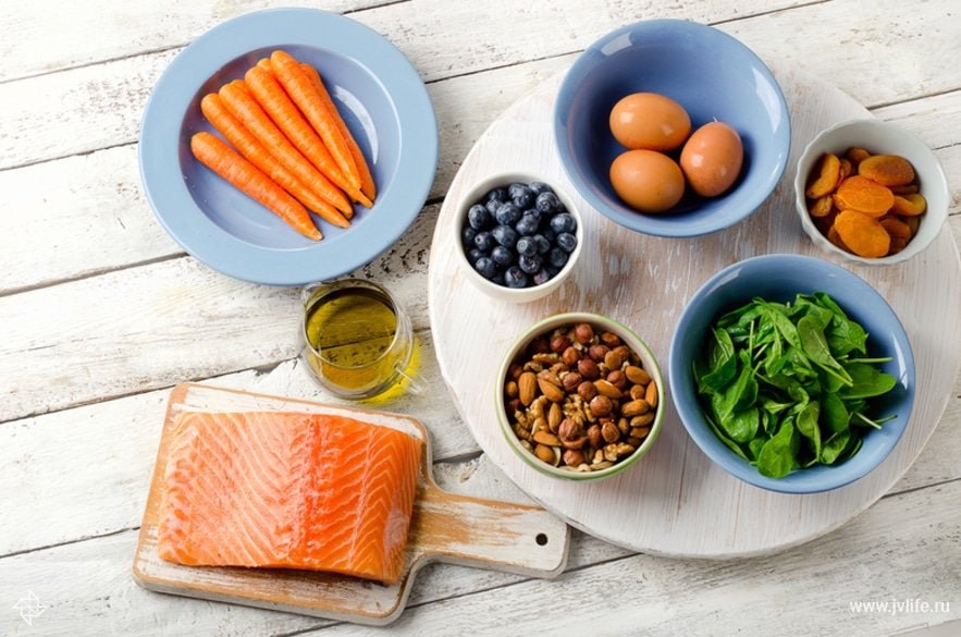 Alimentos beneficiosos para la vista